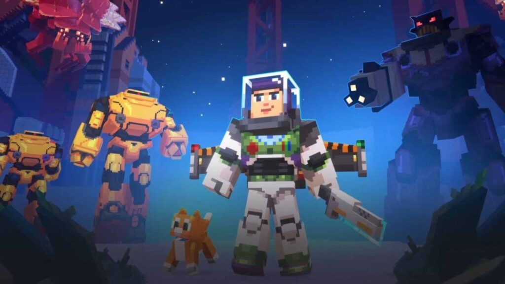 Minecraft desvelva que tiene un DLC de la nueva película de Lightyear