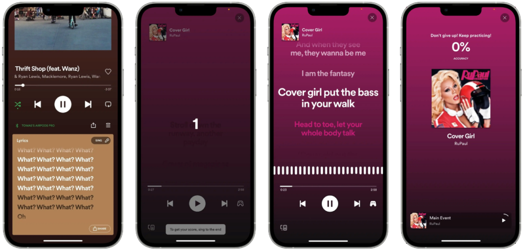 Spotify tiene una nueva función de Karaoke